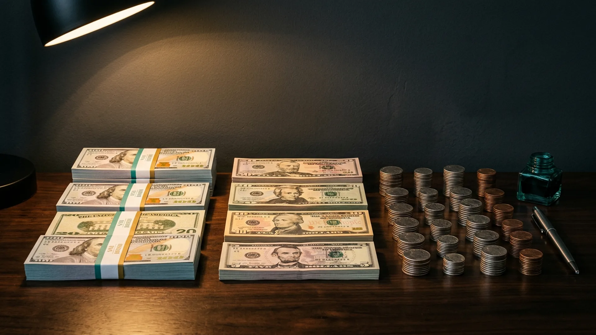 Cash counting detail